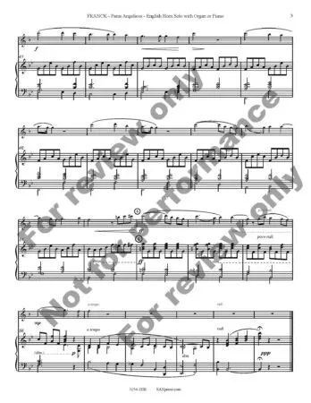 Panis Angelicus | English Horn Solo - Image 4