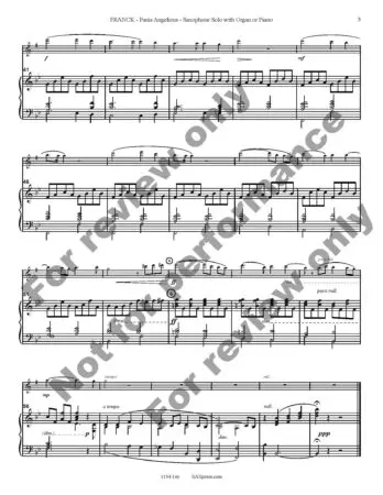Panis Angelicus | Sax Solo - Image 4