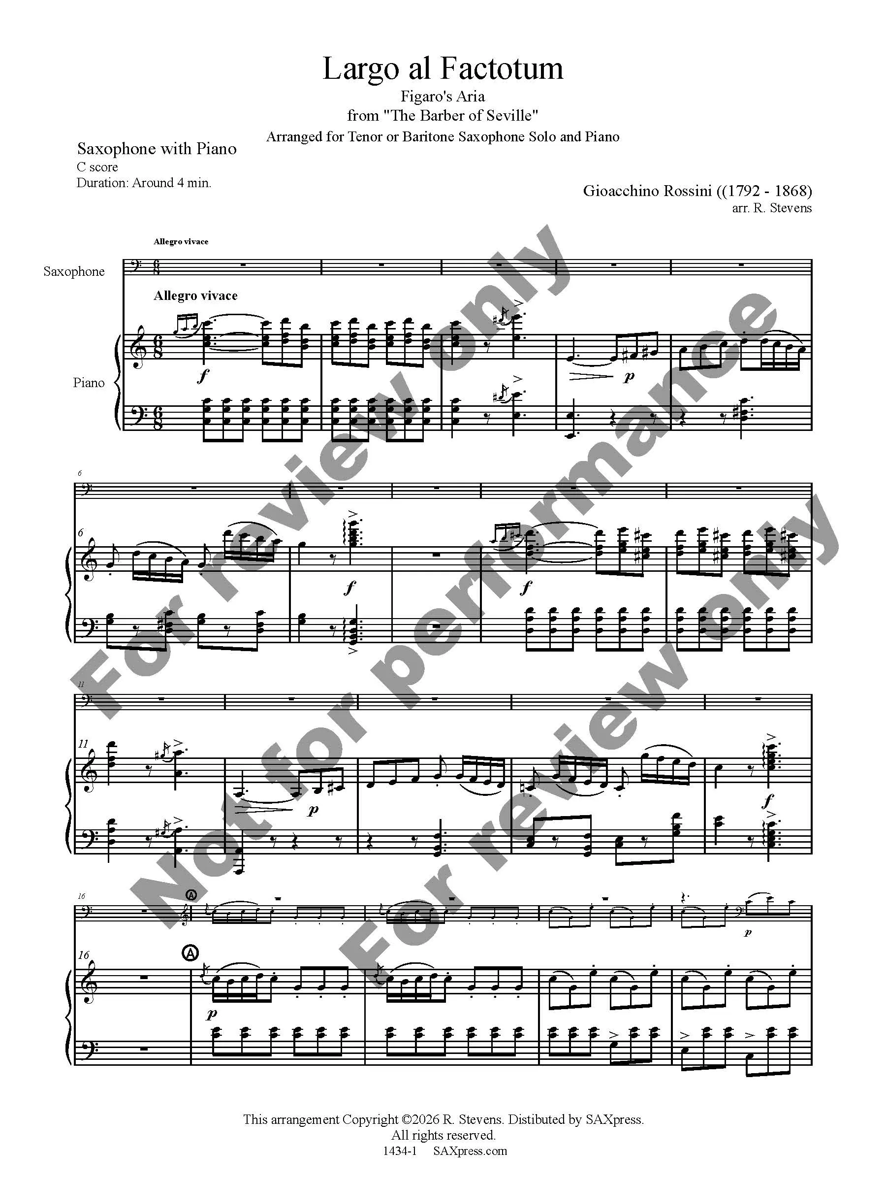 Largo al Factotum | "Figaro's Aria" - Image 2