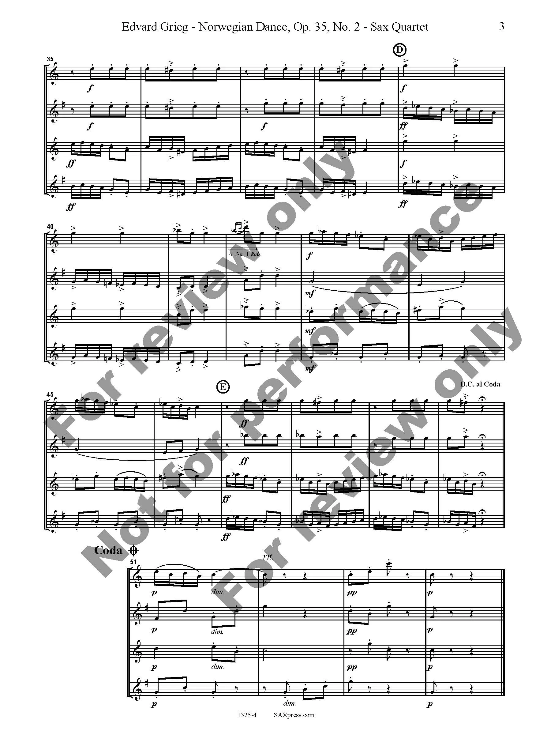 Norwegian Dance Op 35, No. 2 - Image 4