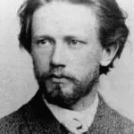 Portrait of Pyotor Ilych Tchaikovsky as a young man around the time he wrote Humoresque