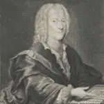 Georg Philipp Telemann portrait. Composer of Sonata in F Minor and hundreds of other works.