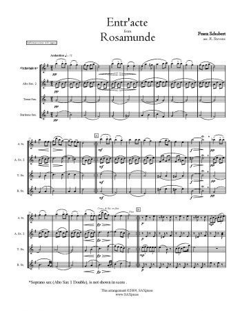 Entr Acte and Ballet Music from Rosamunde