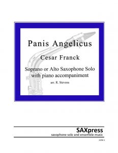 Panis Angelicus for Saxphone