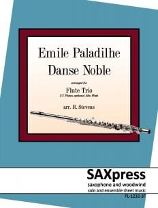 Danse Noble Emile Paladilhe Flute Trio