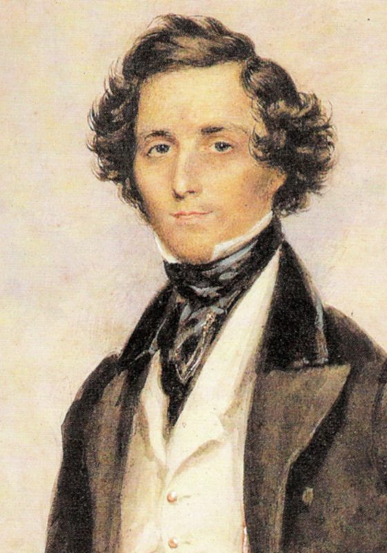 Felix Mendelsson, COmposer of Nocturne from A Midsummer Night's Dream, by Mendelssohn, Sax Choir