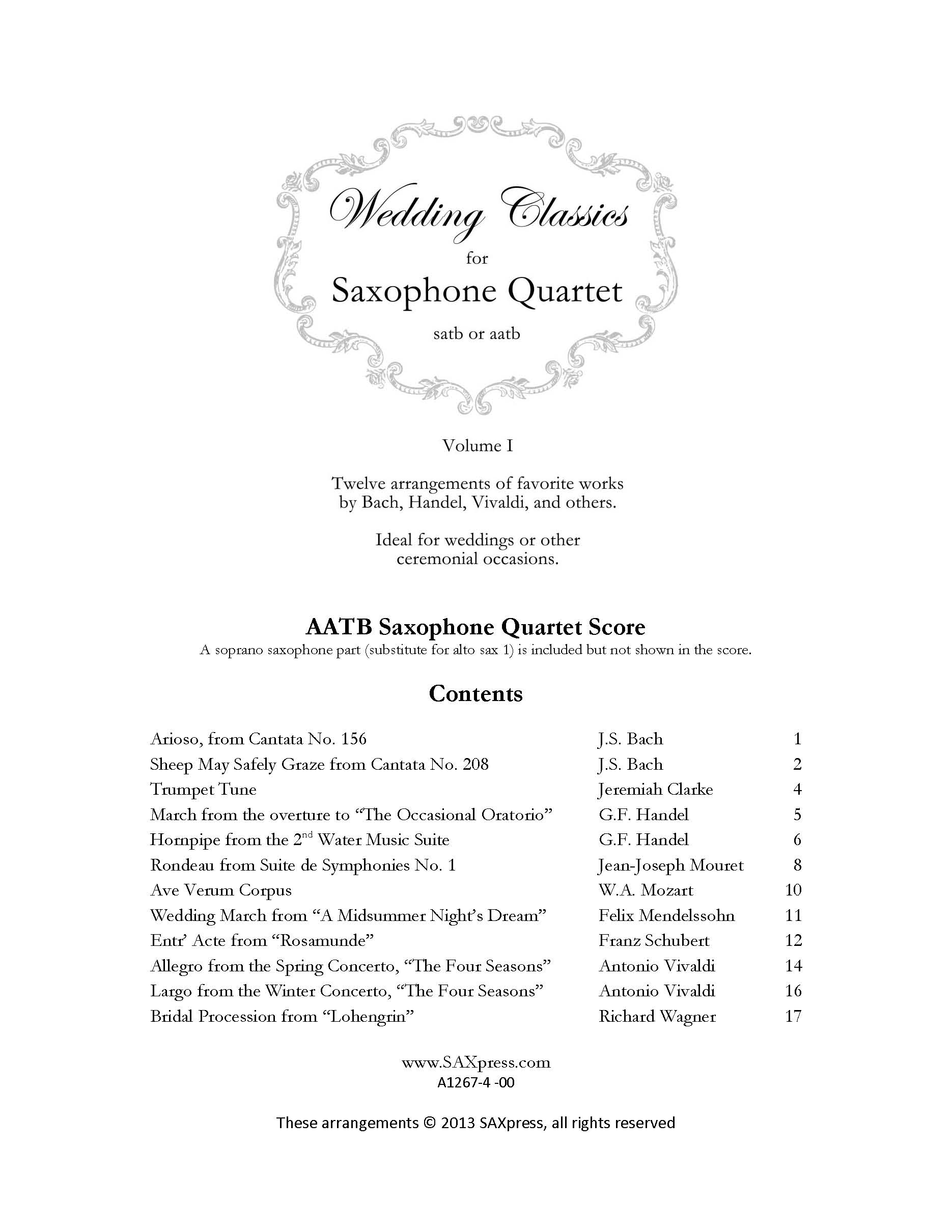 Questions about SAXpress solo and ensemble saxophone music