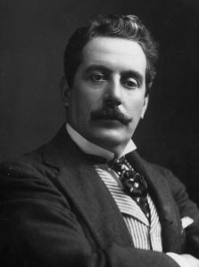 Giacomo Puccini portrait - composer of Humming Chorus from Madama Butterfly - Puccini - SAX Choir with solo