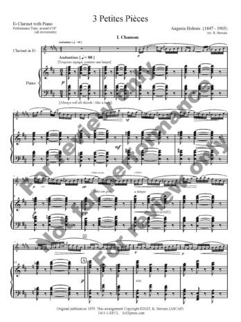 Three Little Pieces | E flat Clarinet - Image 2