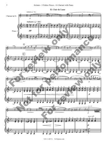 Three Little Pieces | E flat Clarinet - Image 4