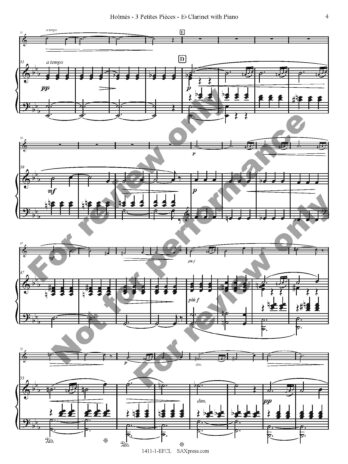 Three Little Pieces | E flat Clarinet - Image 5