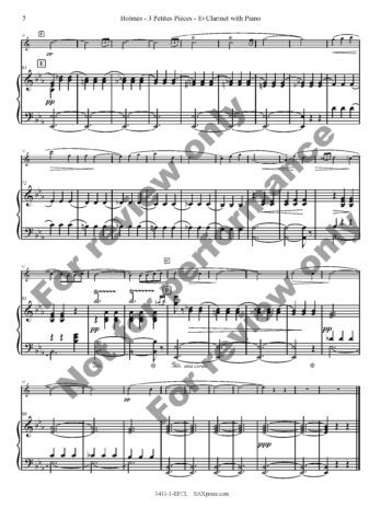 Three Little Pieces | E flat Clarinet - Image 6
