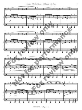 Three Little Pieces | E flat Clarinet - Image 9