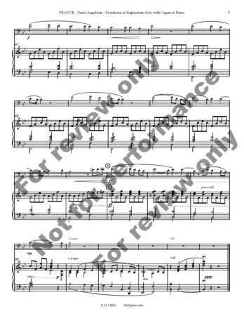 Panis Angelicus | Trombone or Euphonium Solo - Image 4