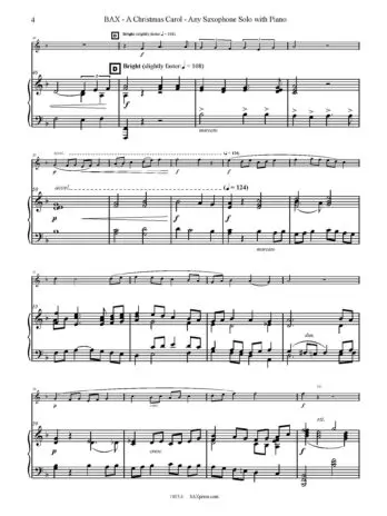 A Christmas Carol | Any Sax Solo - Image 5