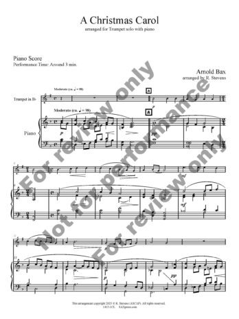 A Christmas Carol | Trumpet Solo - Image 2