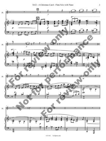 A Christmas Carol | Flute or Alto Flute Solo - Image 4
